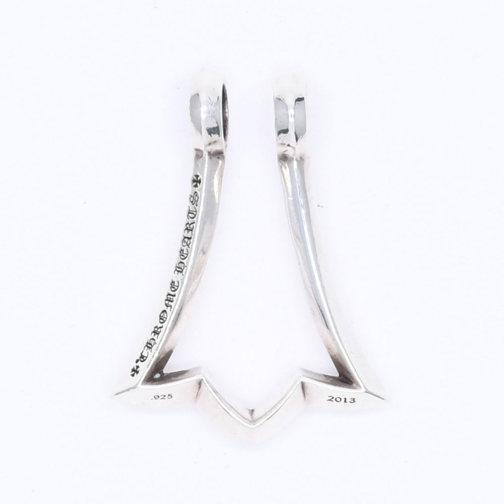 極美品 CHROME HEARTS クロムハーツ RING CATCH リングキャッチ ペンダントトップ チャーム 重量約9.69g シルバー925 中古 4a007134