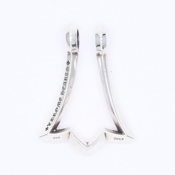 極美品 CHROME HEARTS クロムハーツ RING CATCH リングキャッチ ペンダントトップ チャーム 重量約9.69g シルバー925 中古 4a007134