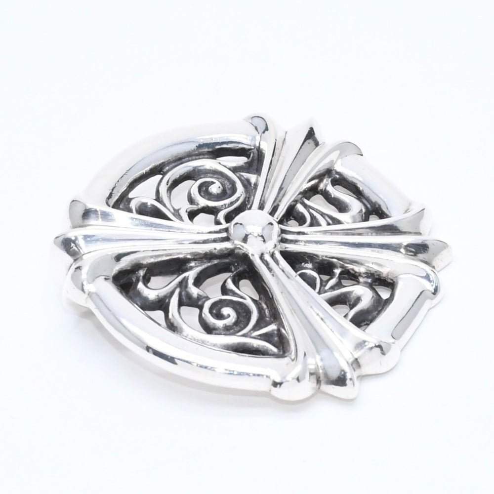 極美品 CHROME HEARTS クロムハーツ PEACE MEDALLION ピース メダリオン ペンダントトップ 重量約86.55g シルバー925 中古 4a007136