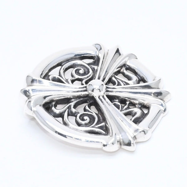 極美品 CHROME HEARTS クロムハーツ PEACE MEDALLION ピース メダリオン ペンダントトップ 重量約86.55g シルバー925 中古 4a007136