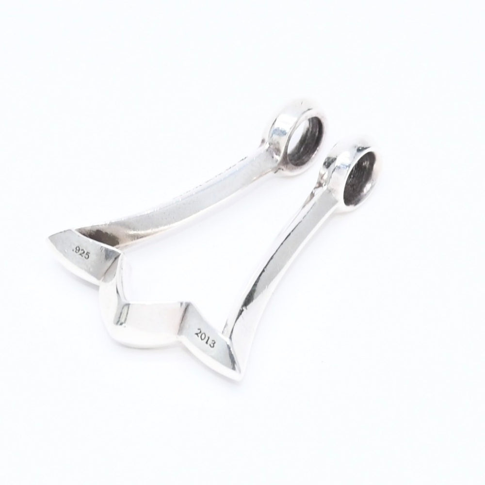極美品 CHROME HEARTS クロムハーツ RING CATCH リングキャッチ ペンダントトップ チャーム 重量約9.69g シルバー925 中古 4a007134