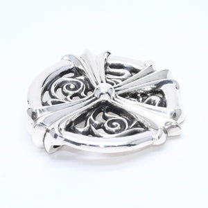 極美品 CHROME HEARTS クロムハーツ PEACE MEDALLION ピース メダリオン ペンダントトップ 重量約86.55g シルバー925 中古 4a007136