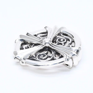 極美品 CHROME HEARTS クロムハーツ PEACE MEDALLION ピース メダリオン ペンダントトップ 重量約86.55g シルバー925 中古 4a007136