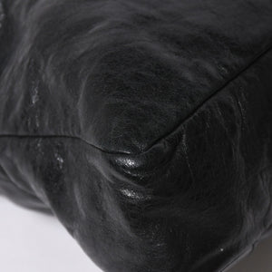 BALENCIAGA バレンシアガ THE FIRST ザ ファースト ハンドバッグ 103208 レザー ブラック アンティークゴールド金具 美品 中古 4a007137