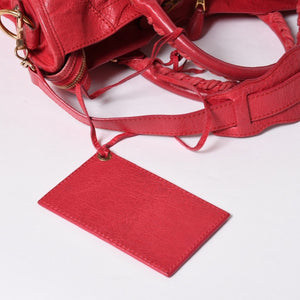 BALENCIAGA バレンシアガ 2WAY ハンドバッグ ショルダーバッグ ジャイアントシティ 281770 ピンク ゴールド金具 美品 中古 4a007183