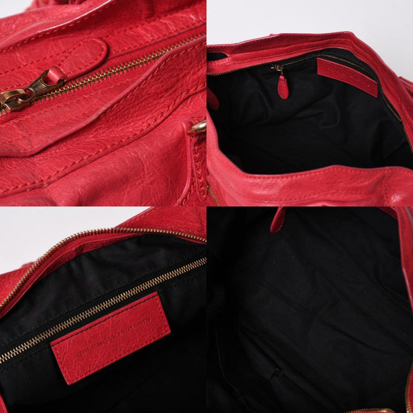BALENCIAGA バレンシアガ 2WAY ハンドバッグ ショルダーバッグ ジャイアントシティ 281770 ピンク ゴールド金具 美品 中古 4a007183