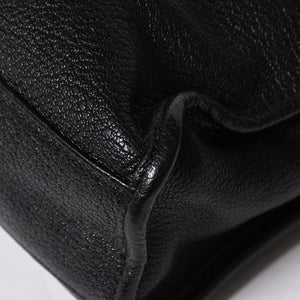 極美品 BALENCIAGA バレンシアガ クラシック メタリック エッジ ミニ シティ 2WAYバッグ 390160 レザー ブラック 中古 4a007139