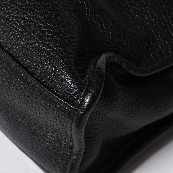 極美品 BALENCIAGA バレンシアガ クラシック メタリック エッジ ミニ シティ 2WAYバッグ 390160 レザー ブラック 中古 4a007139