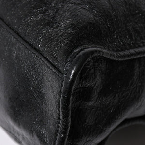 BALENCIAGA バレンシアガ クラシック シティ スモール ハンドバッグ 431621 レザー ブラック ゴールド金具 美品 中古 4a007140