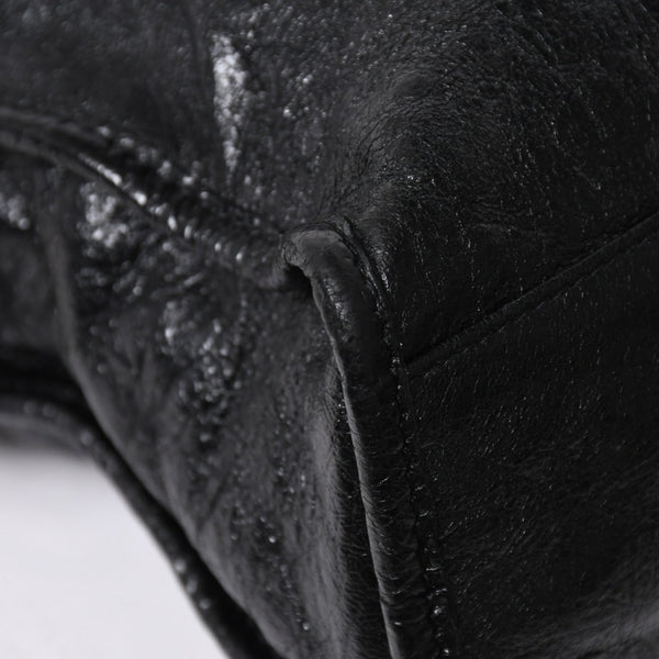BALENCIAGA バレンシアガ クラシック シティ スモール ハンドバッグ 431621 レザー ブラック ゴールド金具 美品 中古 4a007140