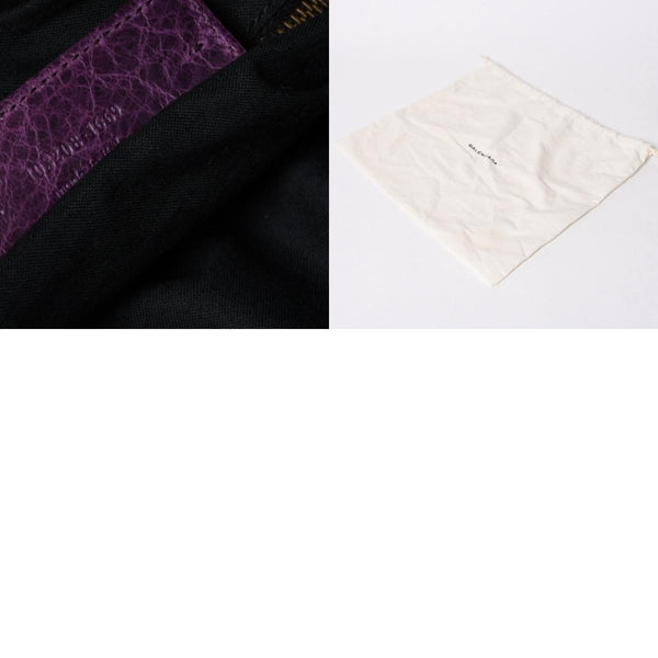 BALENCIAGA バレンシアガ ザ ファースト ハンドバッグ 103208 2WAY ショルダーバッグ パープル レザー ブロンズ金具 美品 中古 4a007213