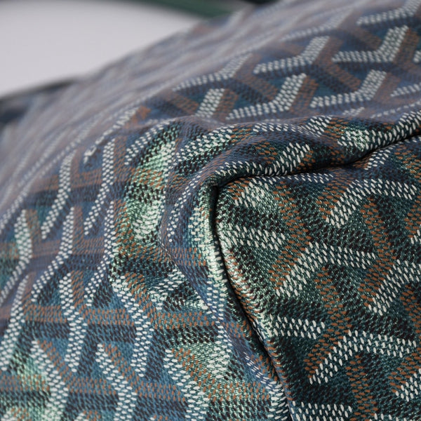 GOYARD ゴヤール Saint Louis GM サンルイGM トートバッグ CHN020247 メタリックグリーン 2024年限定 美品 中古 4a000985