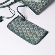 画像をギャラリービューアに読み込む, GOYARD ゴヤール Saint Louis GM サンルイGM トートバッグ CHN020247 メタリックグリーン 2024年限定 美品 中古 4a000985