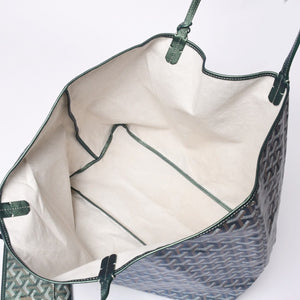 GOYARD ゴヤール Saint Louis GM サンルイGM トートバッグ CHN020247 メタリックグリーン 2024年限定 美品 中古 4a000985