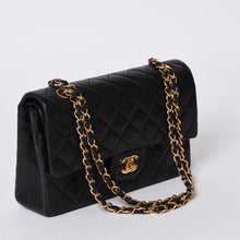 画像をギャラリービューアに読み込む, 極美品 CHANEL シャネル マトラッセ25 Wフラップ Wチェーンショルダーバッグ A2800 2番台 ココマーク ラムスキン ブラック 中古 4a000715