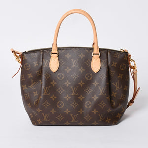 Very Good Condition LOUIS VUITTON Handbag 2WAY Monogram Turen PM Monogram Canvas M48813 Brown Used 4a000782