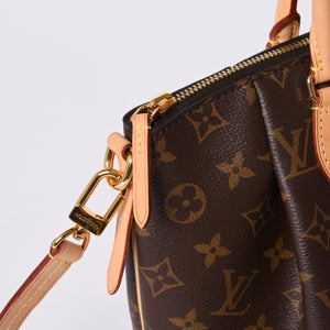 Very Good Condition LOUIS VUITTON Handbag 2WAY Monogram Turen PM Monogram Canvas M48813 Brown Used 4a000782