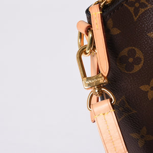 Very Good Condition LOUIS VUITTON Handbag 2WAY Monogram Turen PM Monogram Canvas M48813 Brown Used 4a000782