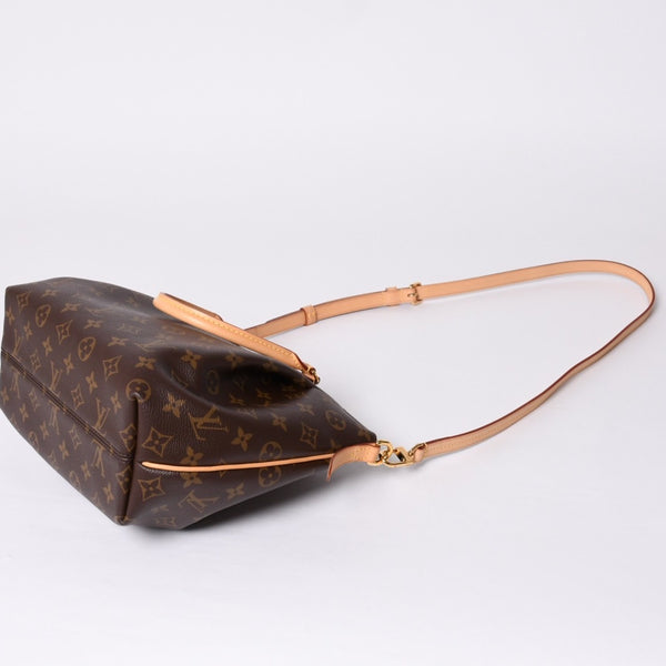 Very Good Condition LOUIS VUITTON Handbag 2WAY Monogram Turen PM Monogram Canvas M48813 Brown Used 4a000782