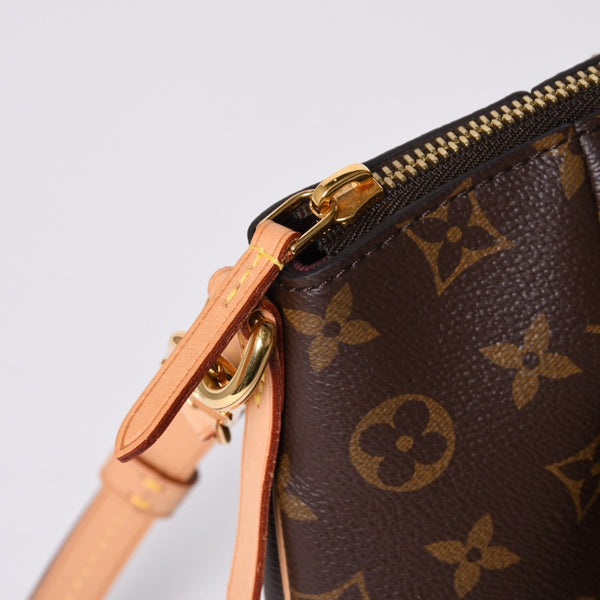 Very Good Condition LOUIS VUITTON Handbag 2WAY Monogram Turen PM Monogram Canvas M48813 Brown Used 4a000782