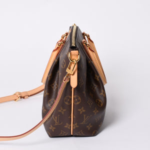 Very Good Condition LOUIS VUITTON Handbag 2WAY Monogram Turen PM Monogram Canvas M48813 Brown Used 4a000782