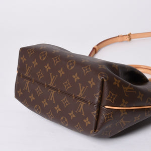 Very Good Condition LOUIS VUITTON Handbag 2WAY Monogram Turen PM Monogram Canvas M48813 Brown Used 4a000782