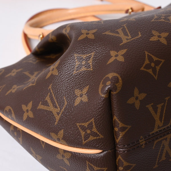 Very Good Condition LOUIS VUITTON Handbag 2WAY Monogram Turen PM Monogram Canvas M48813 Brown Used 4a000782