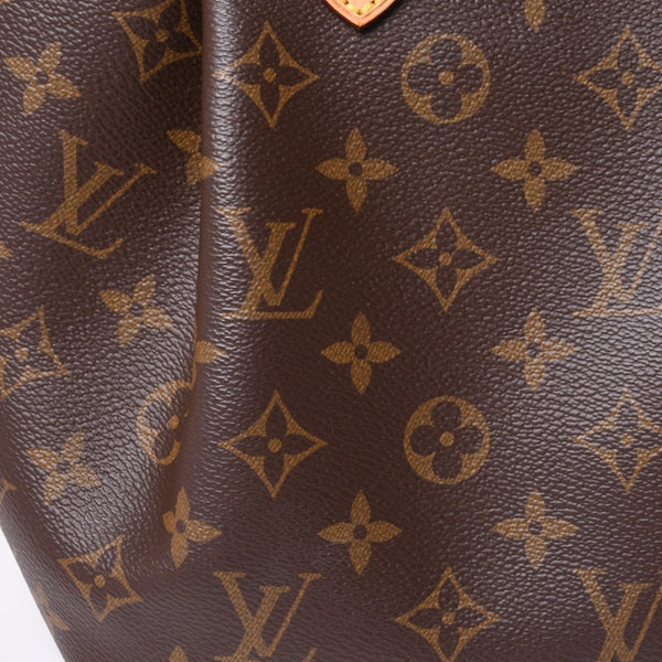 Very Good Condition LOUIS VUITTON Handbag 2WAY Monogram Turen PM Monogram Canvas M48813 Brown Used 4a000782