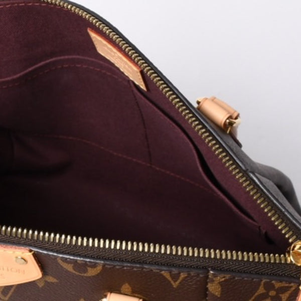 Very Good Condition LOUIS VUITTON Handbag 2WAY Monogram Turen PM Monogram Canvas M48813 Brown Used 4a000782