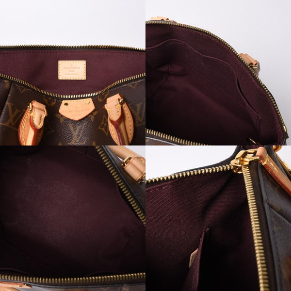 Very Good Condition LOUIS VUITTON Handbag 2WAY Monogram Turen PM Monogram Canvas M48813 Brown Used 4a000782