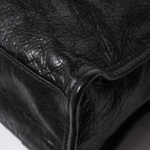 BALENCIAGA バレンシアガ ル シティ Le City バッグ ミニ 300295 ハンドバッグ 2WAY ショルダーバッグ ブラック ブロンズ金具 美品 中古 4a007151