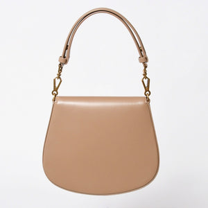 新品同様 SAINT LAURENT PARIS サンローラン パリ ヴォルテール ミニ ワンショルダーバッグ 800846 ベージュ レザー ゴールド金具 中古 4a006940