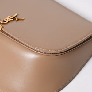 新品同様 SAINT LAURENT PARIS サンローラン パリ ヴォルテール ミニ ワンショルダーバッグ 800846 ベージュ レザー ゴールド金具 中古 4a006940