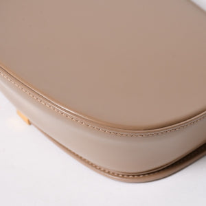 新品同様 SAINT LAURENT PARIS サンローラン パリ ヴォルテール ミニ ワンショルダーバッグ 800846 ベージュ レザー ゴールド金具 中古 4a006940