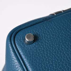 新品同様 HERMES エルメス ピコタンロック18 ハンドバッグ Y刻印 トリヨンクレマンス ヴェールシプレ ヴェールボスフォール SV金具 中古 4a006954