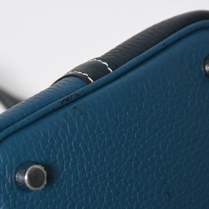 新品同様 HERMES エルメス ピコタンロック18 ハンドバッグ Y刻印 トリヨンクレマンス ヴェールシプレ ヴェールボスフォール SV金具 中古 4a006954