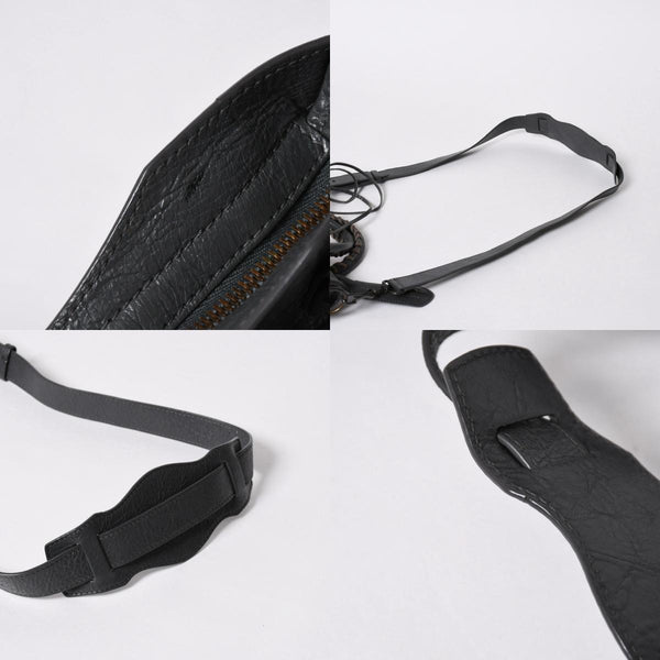 極美品 BALENCIAGA バレンシアガ クラシック ミニ シティ 2WAYバッグ 300295 レザー グレー アンティークゴールド金具 中古 4a007163