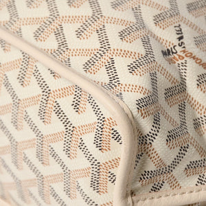 新品同様品 GOYARD ゴヤール トートバッグ Anjou Mini アンジュ ミニ アイボリー サンド ブラック ブラウン リバーシブル 中古 4a007152