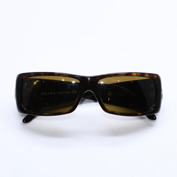 極美品 PRADA プラダ サングラス アイウェア SPR 10H 2AU 2P1 サイズ57□14 135 プラスチック 中古 4a007177