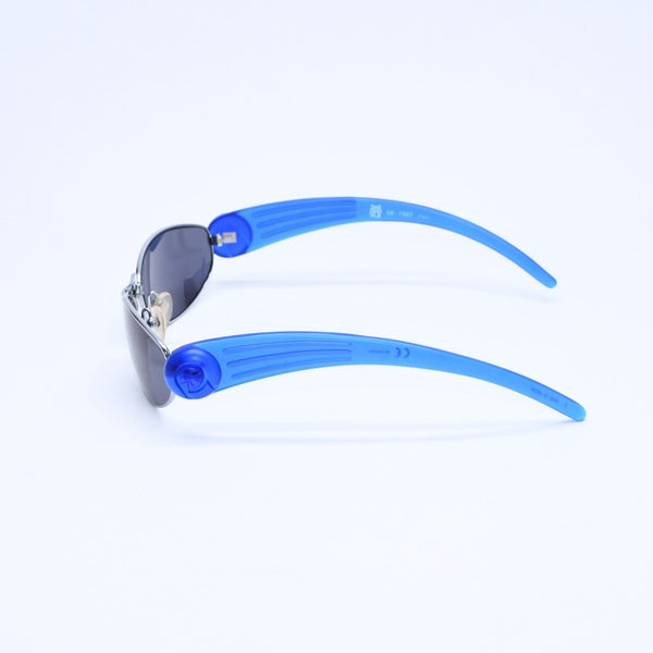 極美品 Jean Paul GAULTIER ジャンポール ゴルチエ サングラス アイウェア 56-0019 日本製 ブルー 中古 4a007179