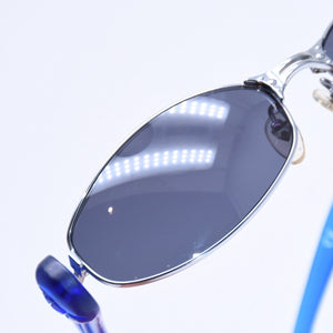 極美品 Jean Paul GAULTIER ジャンポール ゴルチエ サングラス アイウェア 56-0019 日本製 ブルー 中古 4a007179