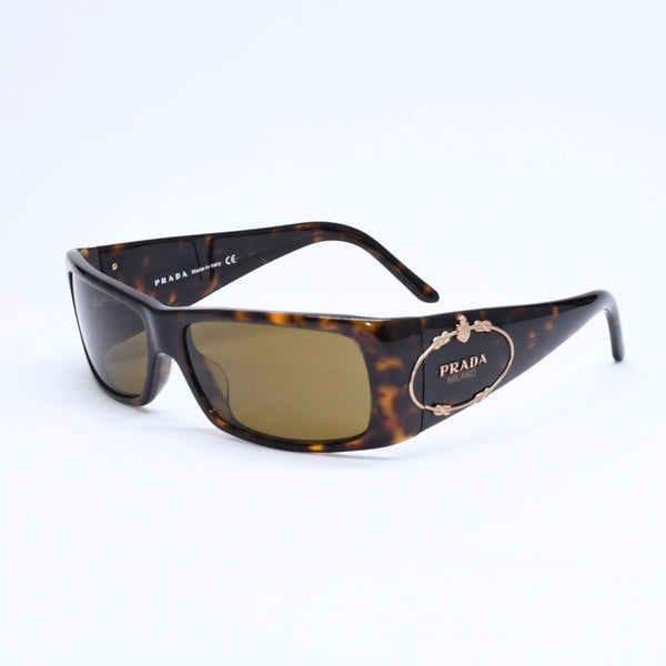 極美品 PRADA プラダ サングラス アイウェア SPR 10H 2AU 2P1 サイズ57□14 135 プラスチック 中古 4a007177