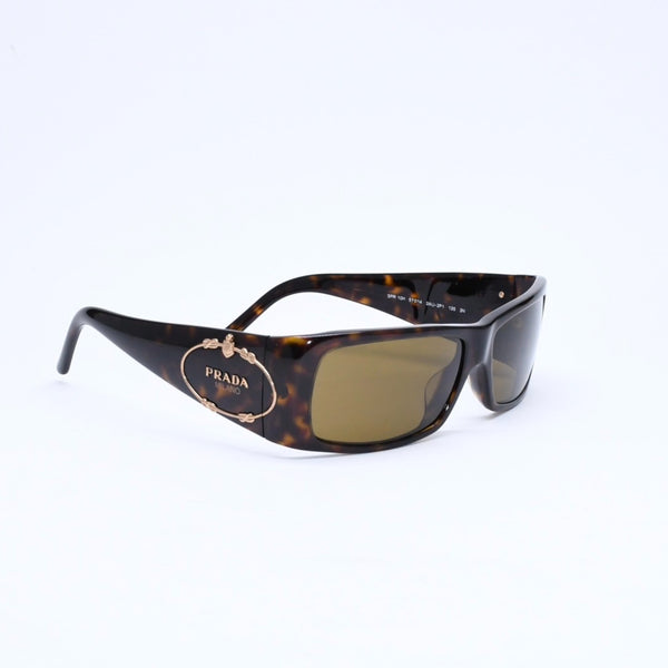 極美品 PRADA プラダ サングラス アイウェア SPR 10H 2AU 2P1 サイズ57□14 135 プラスチック 中古 4a007177