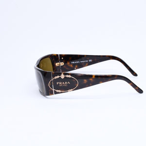 極美品 PRADA プラダ サングラス アイウェア SPR 10H 2AU 2P1 サイズ57□14 135 プラスチック 中古 4a007177