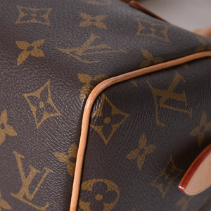 極美品 LOUIS VUITTON ルイヴィトン スピーディ20 バンドリエール 2WAYバッグ M46234 モノグラム ブラウン 中古 4a007182