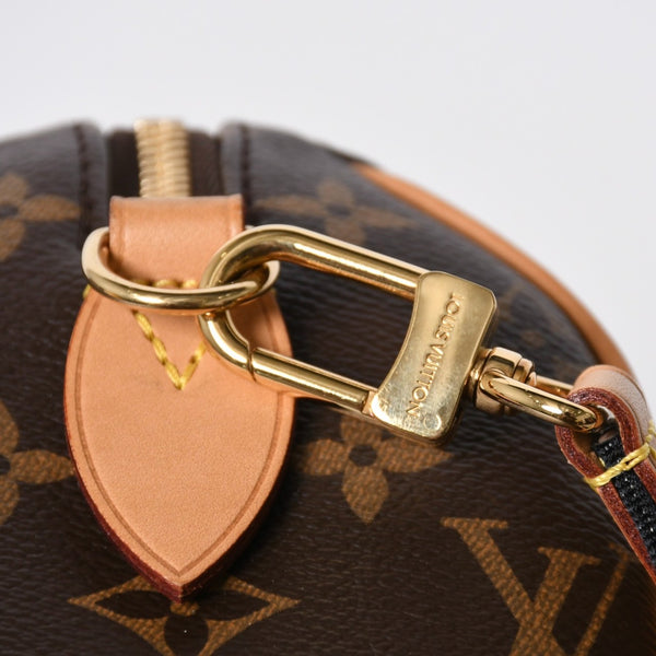 極美品 LOUIS VUITTON ルイヴィトン スピーディ20 バンドリエール 2WAYバッグ M46234 モノグラム ブラウン 中古 4a007191