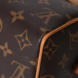 極美品 LOUIS VUITTON ルイヴィトン スピーディ20 バンドリエール 2WAYバッグ M46234 モノグラム ブラウン 中古 4a007191
