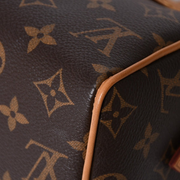 極美品 LOUIS VUITTON ルイヴィトン スピーディ20 バンドリエール 2WAYバッグ M46234 モノグラム ブラウン 中古 4a007191