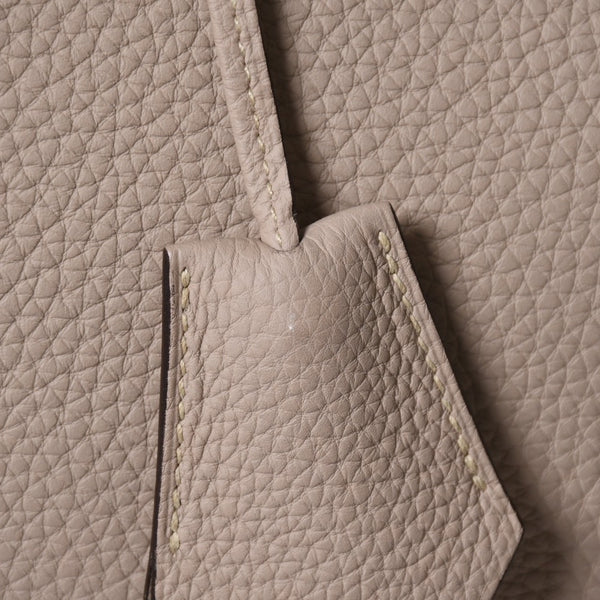 極美品 HERMES エルメス オータクロア40 ハンドバッグ トゥルティエールグレー トリヨンクレマンス SV シルバー金具 X刻印 中古 4a007187