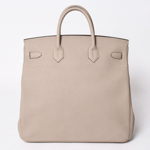 極美品 HERMES エルメス オータクロア40 ハンドバッグ トゥルティエールグレー トリヨンクレマンス SV シルバー金具 X刻印 中古 4a007187
